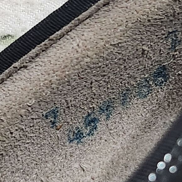 Vintage Florsheim Womens Heels Shoes Black Patent Leather Size 7 Square Toe - Picture 11 of 11